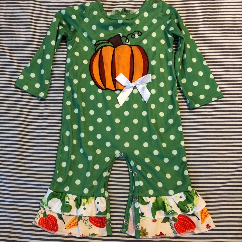 Pumpkin Fall Romper